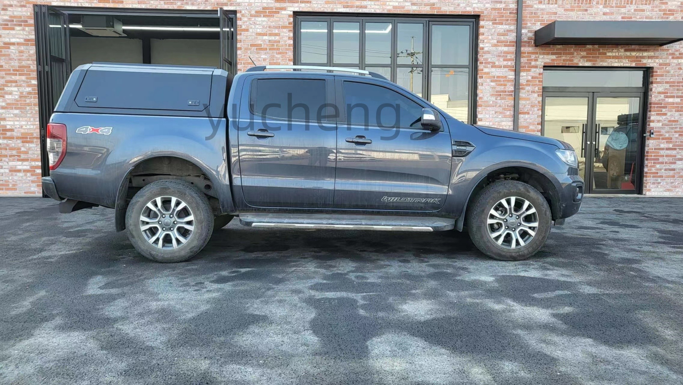 Truck topper Pickup For 2012-2022 FORD RANGER Steel Canopy with Lift-Up Side Windows