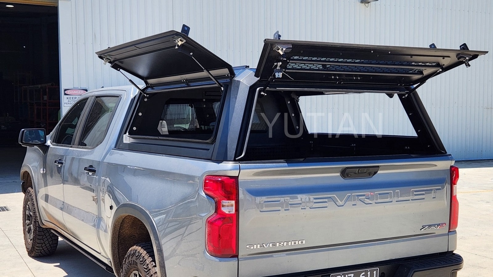 TRUCK CANOPY  For Chevy SILVERADO 1500 5ft 2020+  CANOPY Truck topper UTE waterproof Anti theft Hardtop canopy