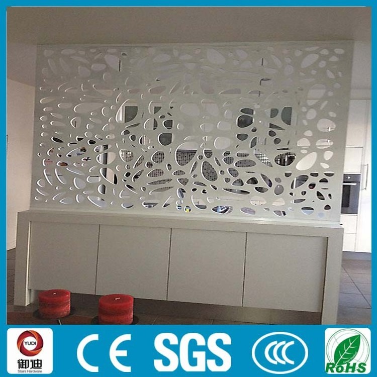 High quality laser cut metal room divider screen