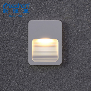 Modern design indoor home lamp Night Light 3w foot lamp recessed led step lights stair wall light for home