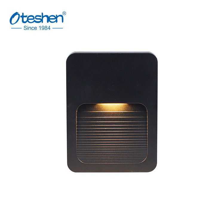 New 3w Indoor Outdoor Staircase Led Wall Lamp Waterproof Recessed Led Stair Wall Light