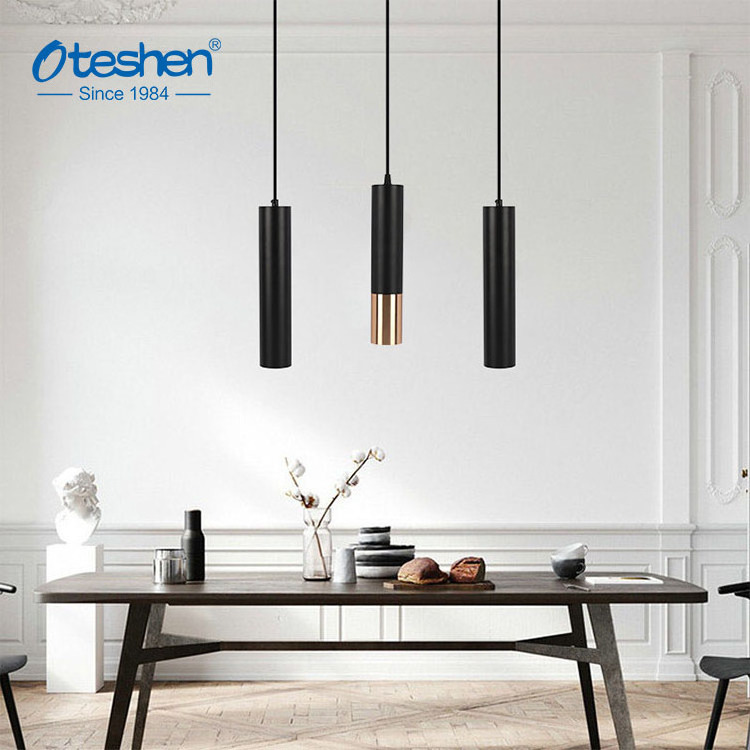 Nordic restaurant Ceiling Modern Indoor Chandelier Pendant hanging cylinder ceiling light