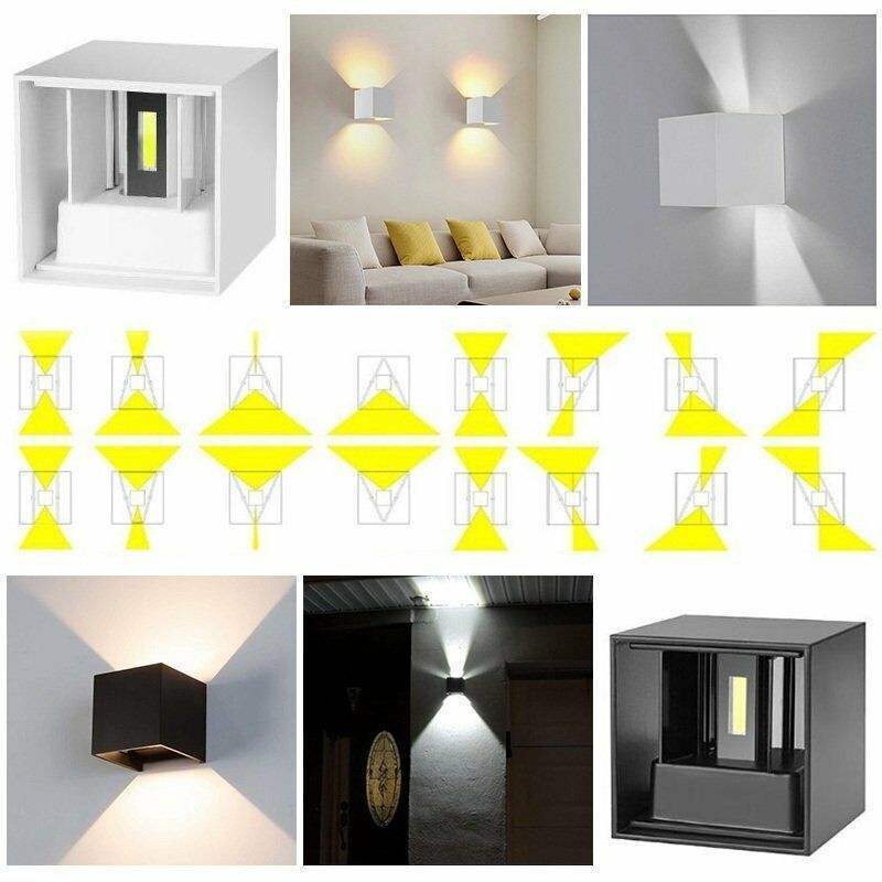 Modern Exterior Mounted Sconce Outdoor Indoor Fixtures IP65 Led Wall Lamp Bracket Light For Home