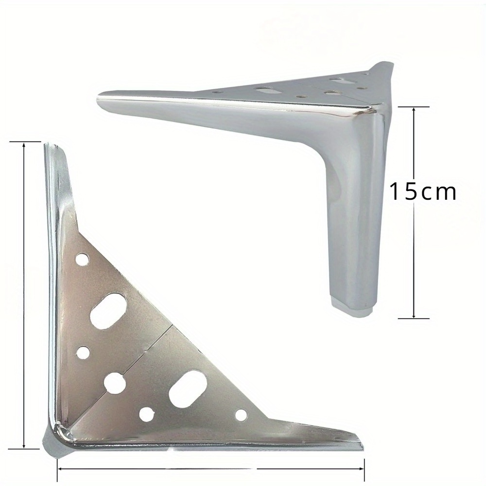 Popular  New Design table base metal furniture accessories replacement 6 riser l shape sofa legs