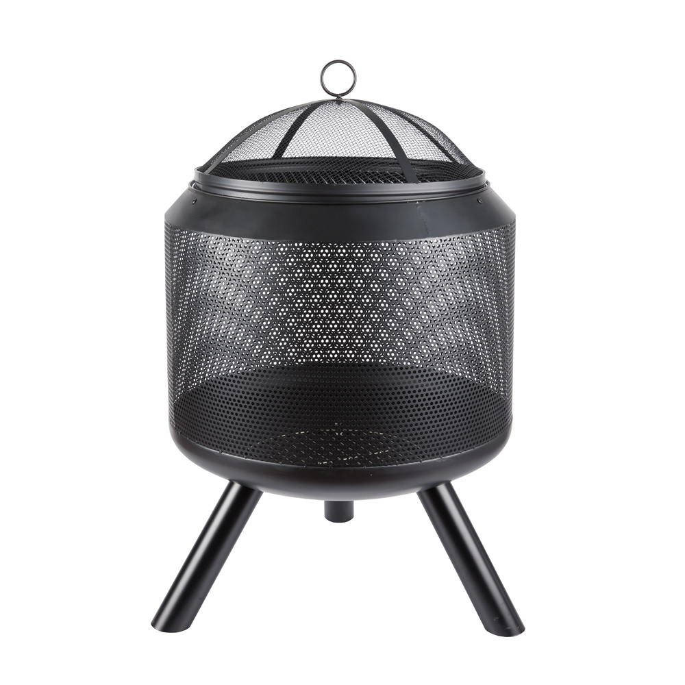 Recommend camping smokeless portable mini metal wood burning cast iron outdoor fire pit for garden