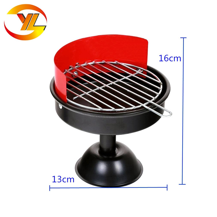 Wholesale BBQ grill shaped Creative gifts metal Ashtray