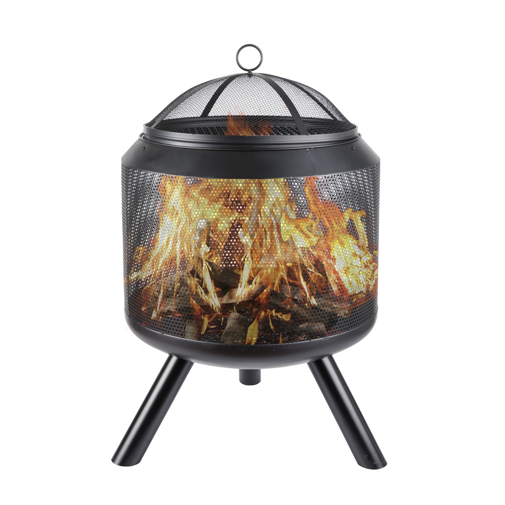 Recommend camping smokeless portable mini metal wood burning cast iron outdoor fire pit for garden