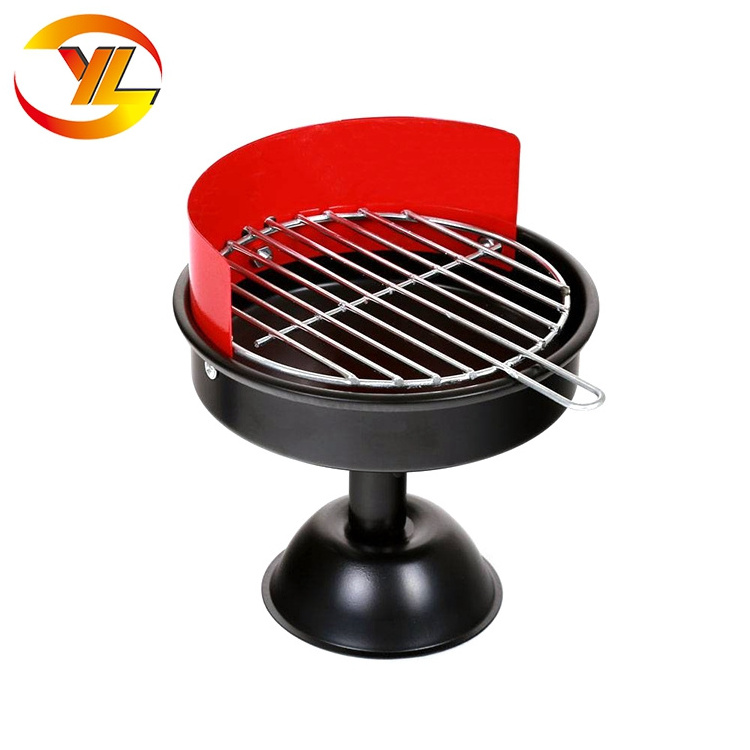 Wholesale BBQ grill shaped Creative gifts metal Ashtray