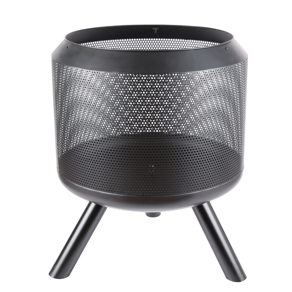 Recommend Iron Bucket smokeless fire pit Can be used for barbecue and heating garden fire pit for camping