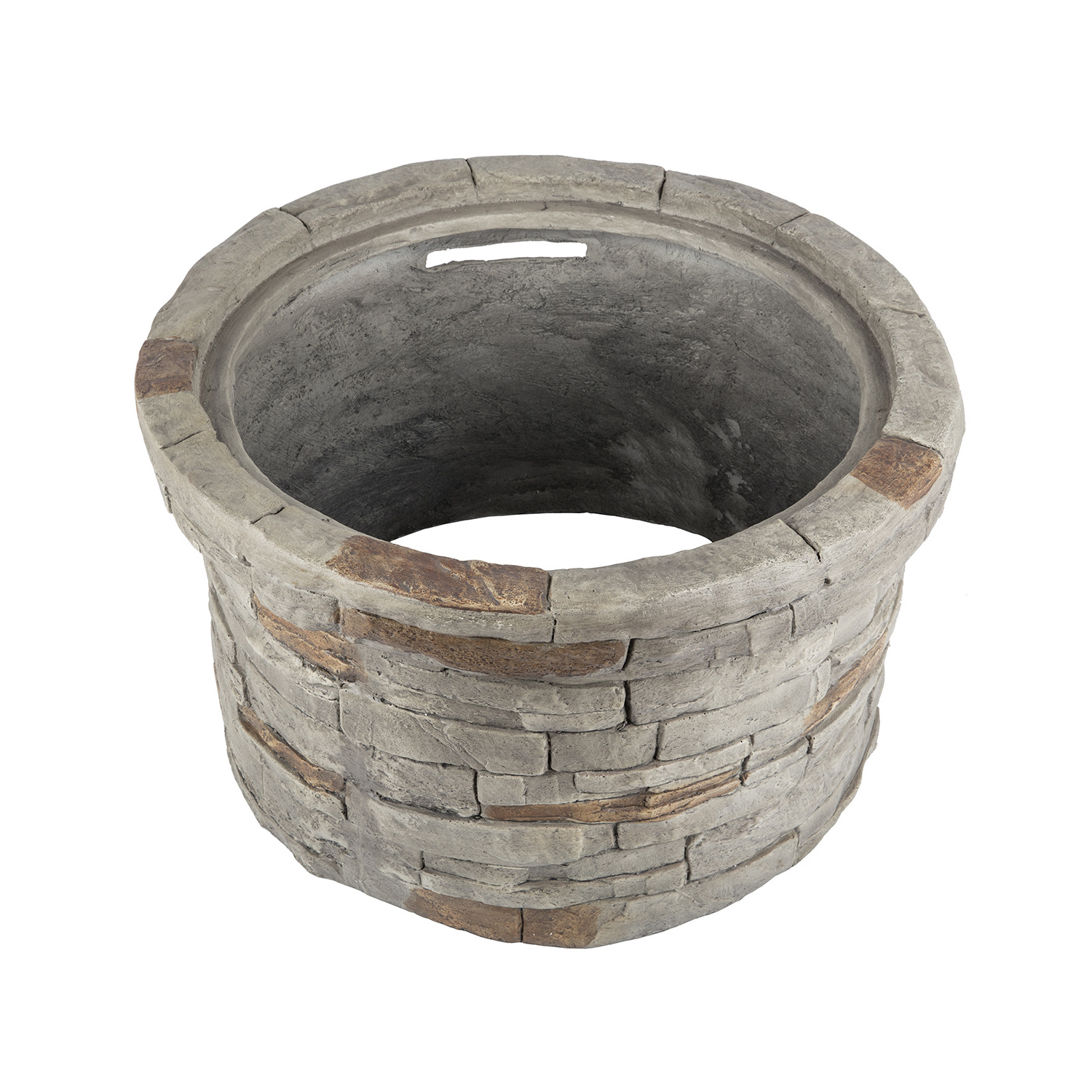 wholesale garden patio metal outdoor bbq grill wood burning portable smokeless concrete magnesia stone  brazier fire pit bowl