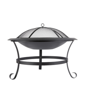 Hot Product black 30 inch heavy duty Iron bowl Wood Burning patio fire pit for garden outdoor