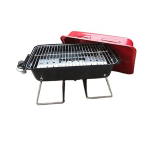 Portable Gas Bbq Grill Easy Carry  folding foldable Campfire Mini small Square camping traveller expert valve barbecue stove