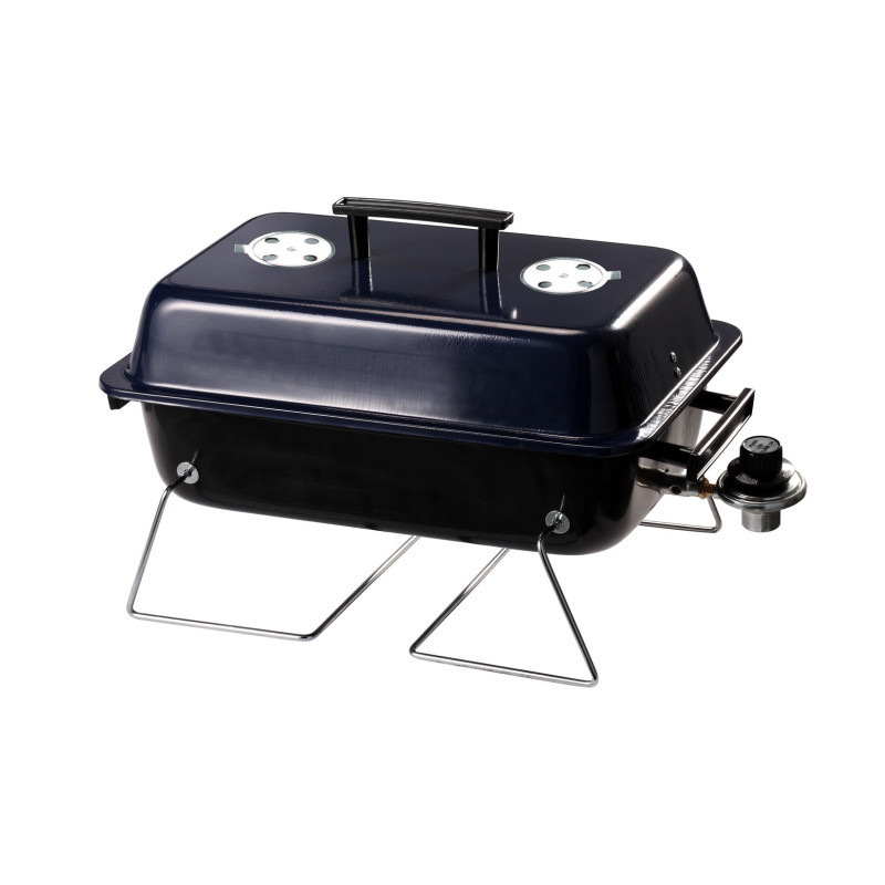 Portable Gas Bbq Grill Easy Carry  folding foldable Campfire Mini small Square camping traveller expert valve barbecue stove