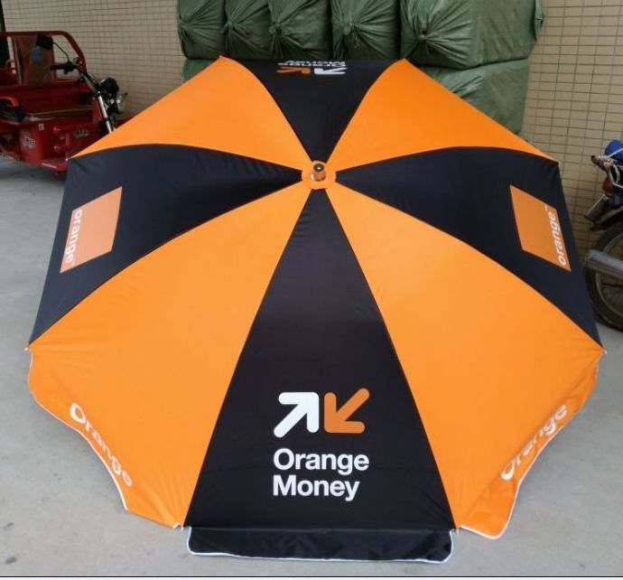 Factory custom print logo outdoor beach umbrella for promotional advertising events outdoor sun umbrella