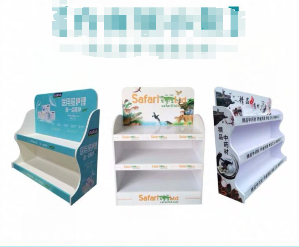 plastic pvc foam board Counter Display Box Mobile Phone Accessories PDQ Counter Top Display Stand