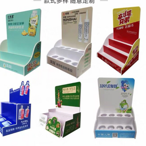 plastic pvc foam board Counter Display Box Mobile Phone Accessories PDQ Counter Top Display Stand