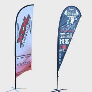 Promotional usage Advertising exhibition event outdoor Feather Flag Flying Beach Flag banner stand