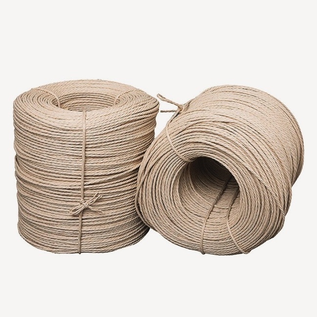 4mm Weaving Paper Rope Danish Kraft Paper Cord Strong Woven Ropes for Knitting