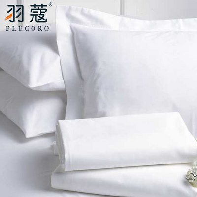 100%Cotton White Hotel Pillow Case 60*86CM 300TC Sateen Hotel Pillow Case