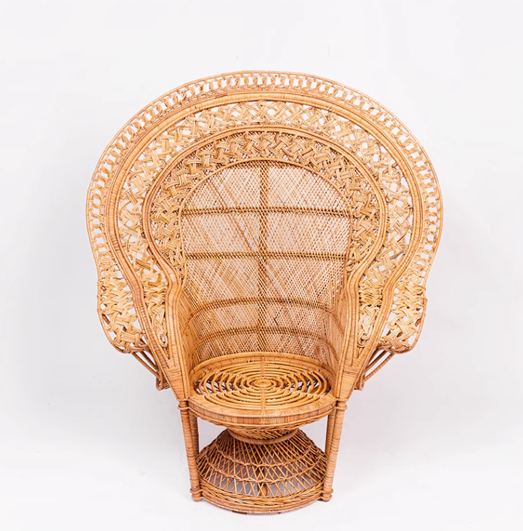 Indonesia hand made wicker rattan peacock chair