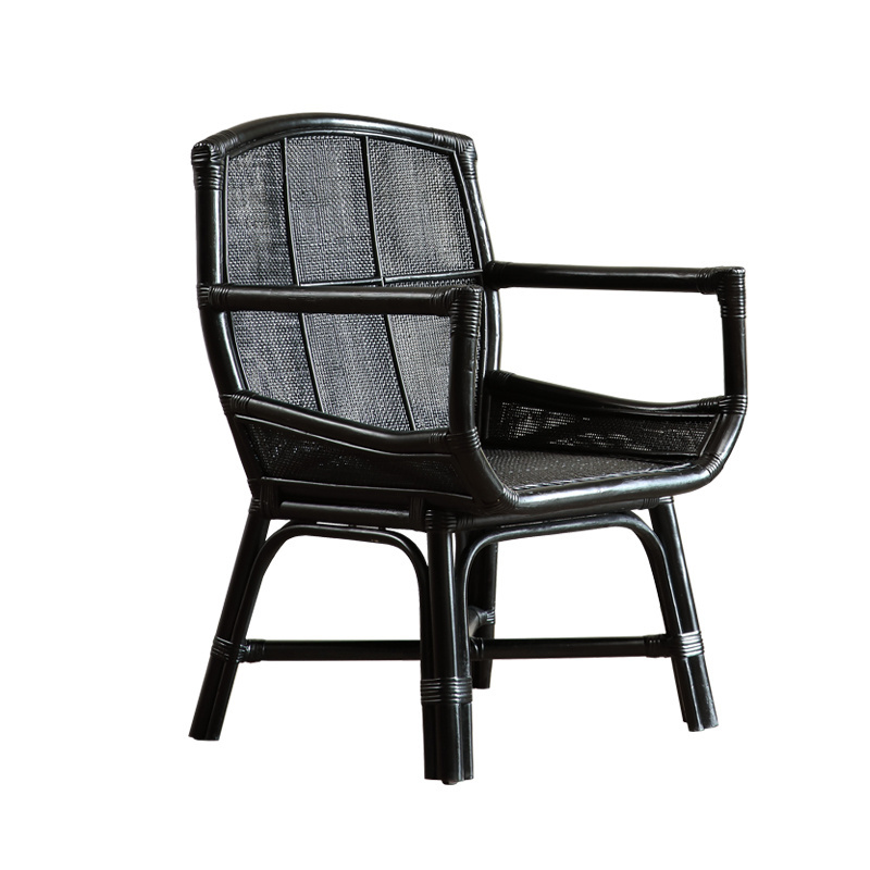 Wicker rattan nordic living room accent chair