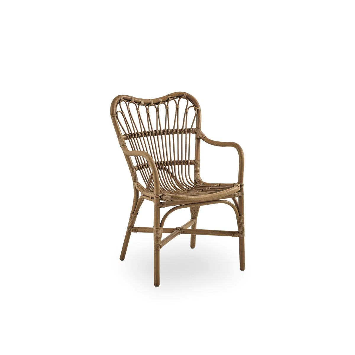 Bamboo furniture all hand woven rattan french cane dining chair