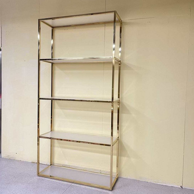 Gold metal shoe rack shop shoe cabinet storage rack multi-layer dust-proof simple shoe rack