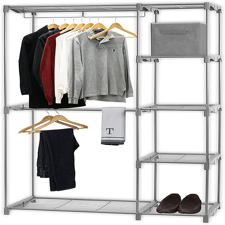 Freestanding Clothing Garment Organizer Closet High End Clothes Hanger Display Stand For Shop