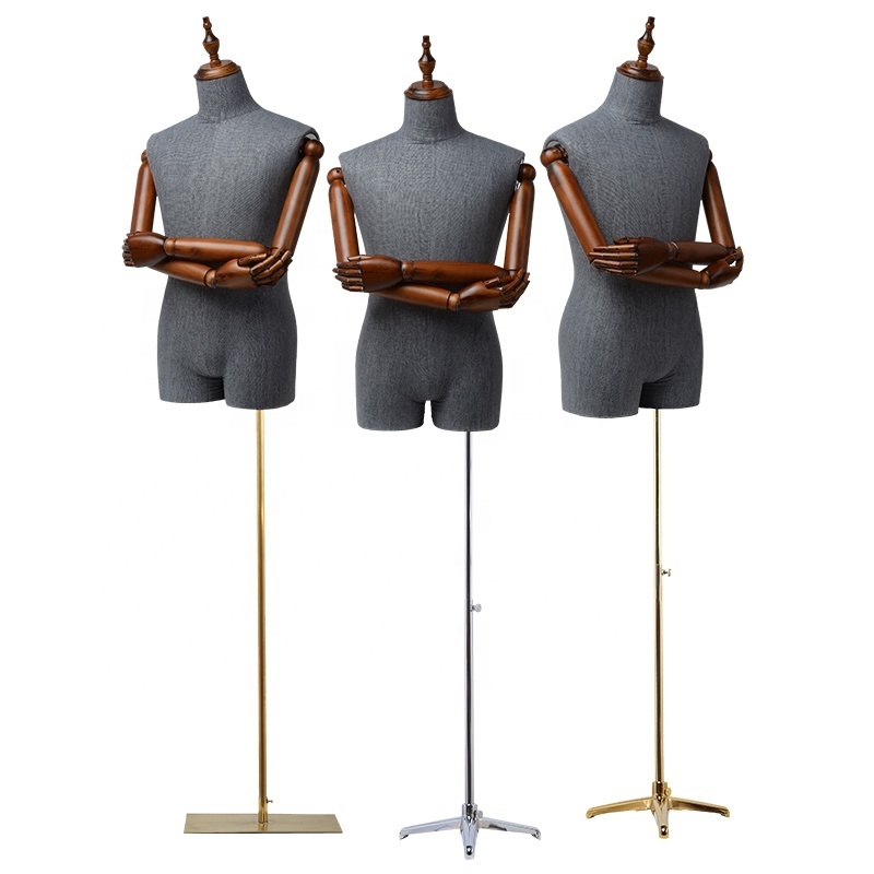 Model props men's half body Korean version window fashion clothing display special cloth   dummy model