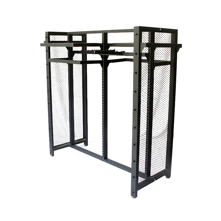 Retro Clothing Store Hanger Display Stand Floor Wrought Iron Clothing Rack Kid Men Women Clothing Store Display Rack