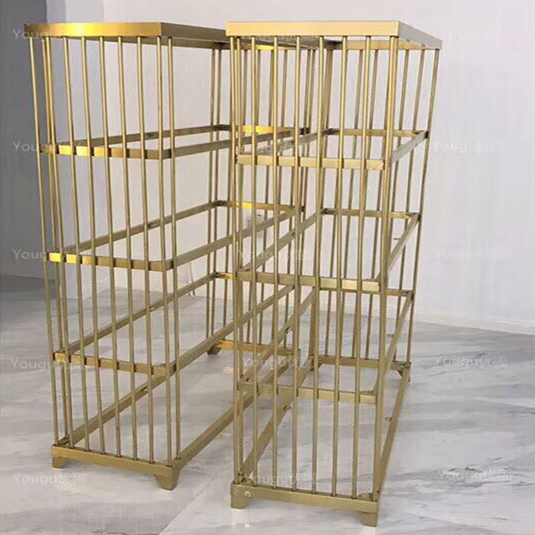 Fashion Design Shoe Display Metal Wall Shelf Interior Decoration Retail Display Racks