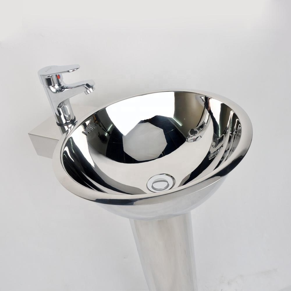 Stainless Steel Floor Standing Wash Basin With Stand Factory Price