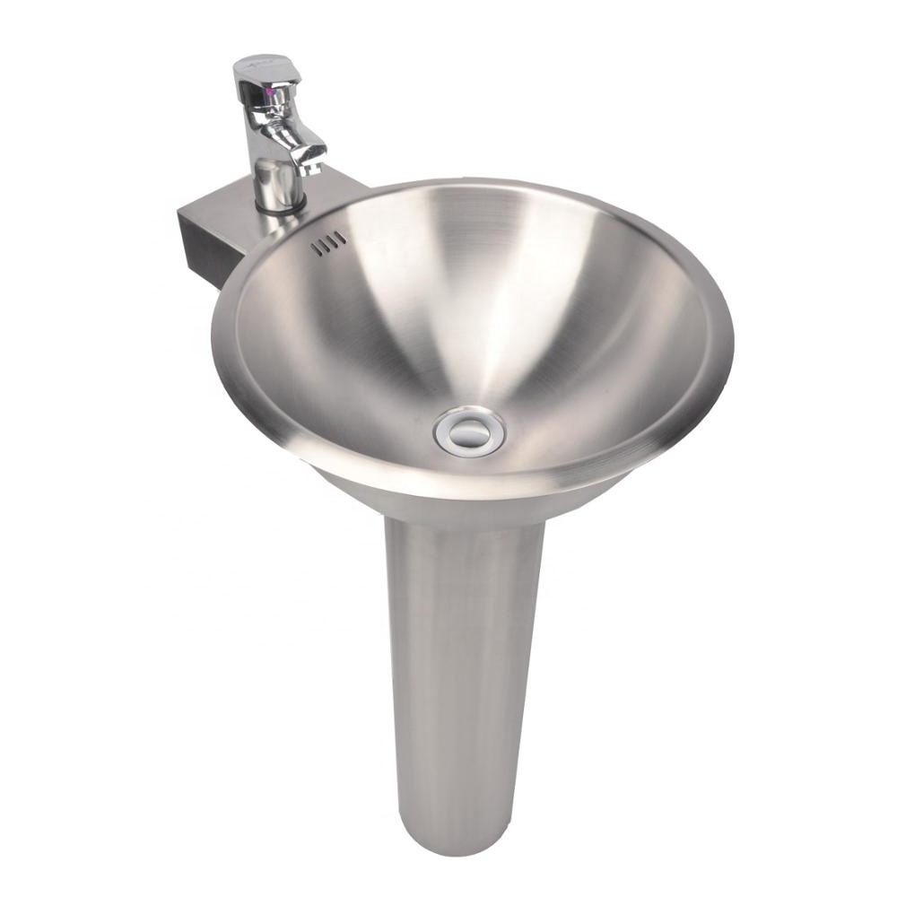 Stainless Steel Floor Standing Wash Basin With Stand Factory Price