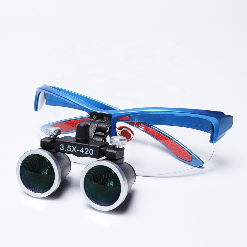 Hot Sell 3.5X Magnification Binocular Dental Loupe Colorful Surgery Surgical Magnifier Optical Magnify Glass Loupes