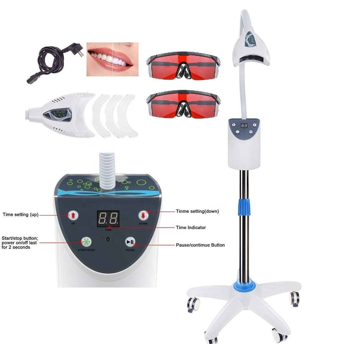 Dental LED  Professional Teeth Whitening Lamp Beauty Machine Teeth Whitening Light For Teeth Care