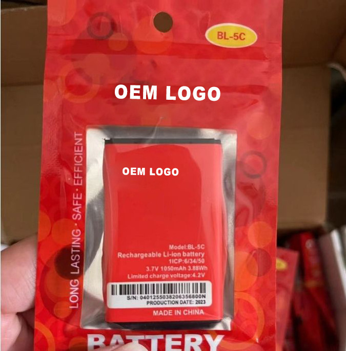 For itel Original High quality BL-5C 1020mAh battery