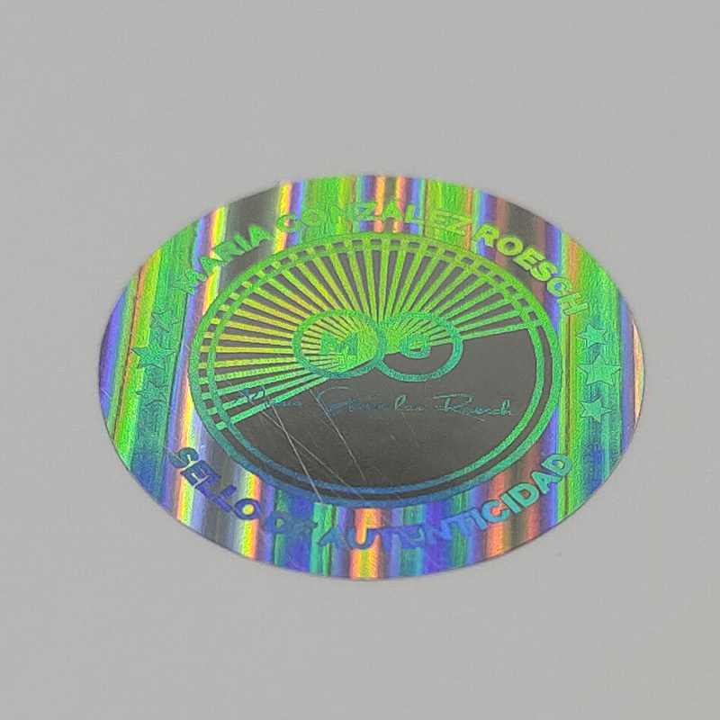 Best Selling Adhesive Custom logo Made Print Circle 3d laser holographic hologram sticker