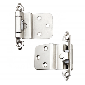 Face-mounted self-closing kitchen cabinet door hinges Inlay decorative hinges Furniture hinge box locks