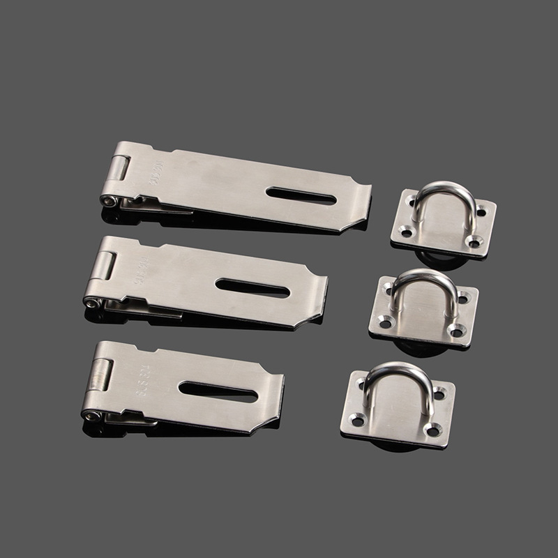 304 stainless steel latch case latch and Staples rotary lock round spring latch rotary padlock sliding door lock