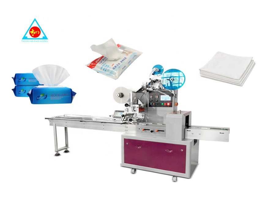 Tissue towel roll toilet paper full automatic packing machine