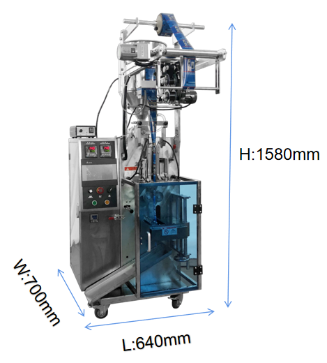 hot sale Automatic form fill seal pva film packing machine detergent making pod powder liquid packing machine