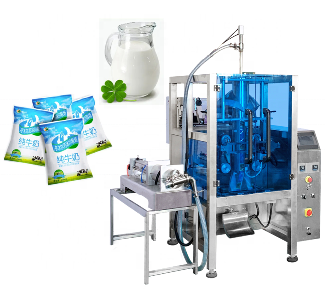 200ml 1L Automatic Yogurt Cream Juice Milk Water Liquid Aseptic Pouch Filling Packaging Machine