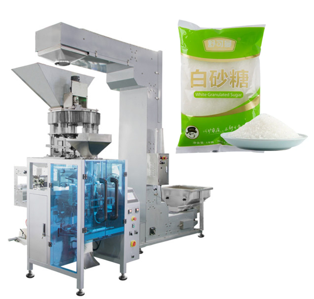 Automatic small food sugar salt cat food coffee bean rice pouch grain granule filling packing machine