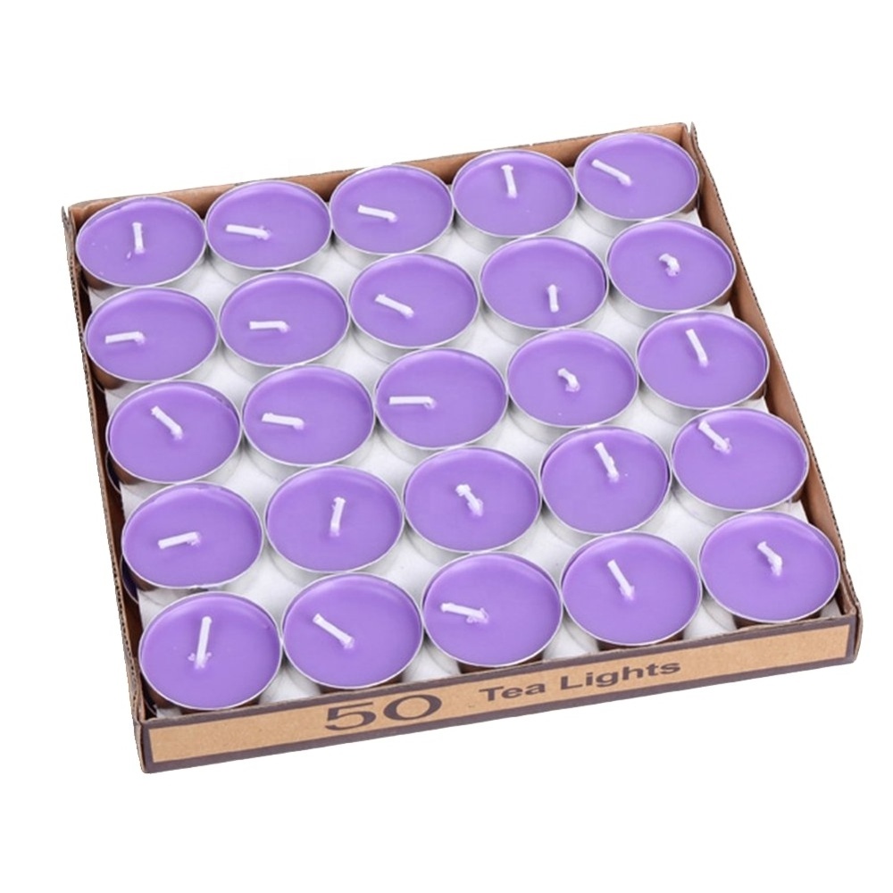 100 pack 4hour tea light candles unscented white tealight candle