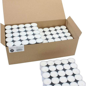 unscented 6 hour Tea lights 200 pack white tealight small candle