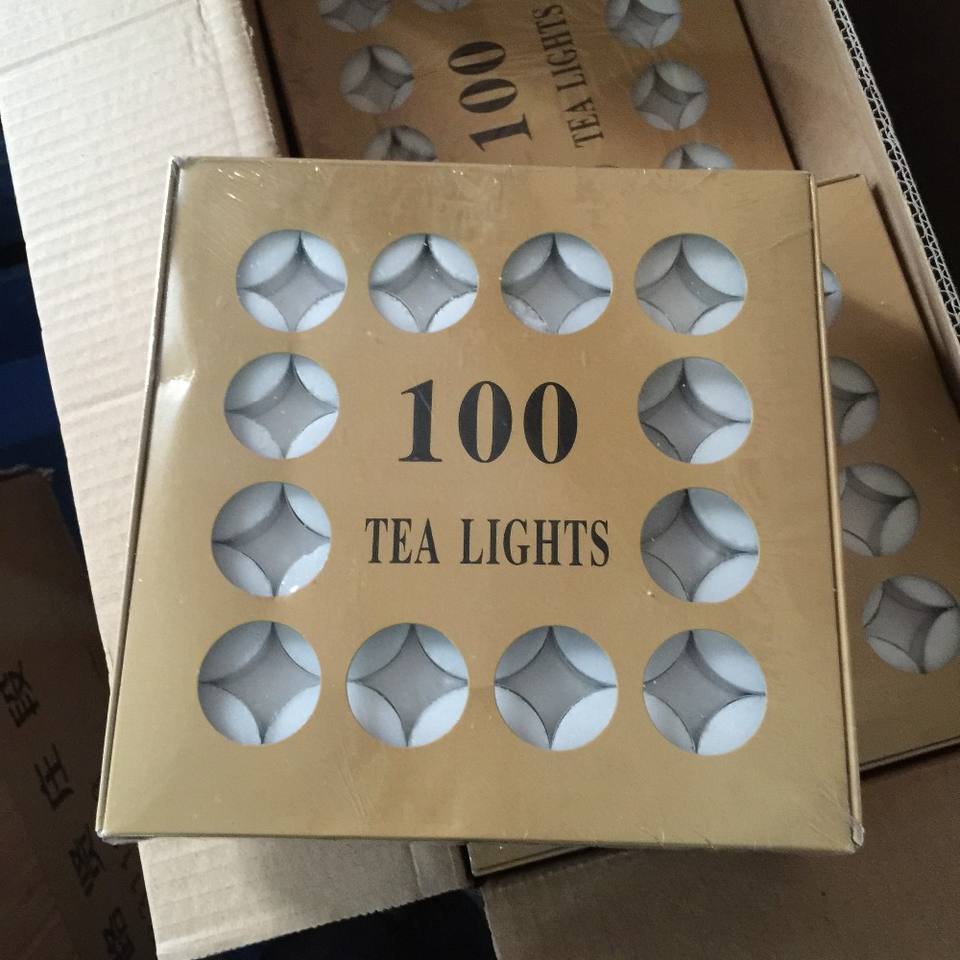 unscented 6 hour Tea lights 200 pack white tealight small candle