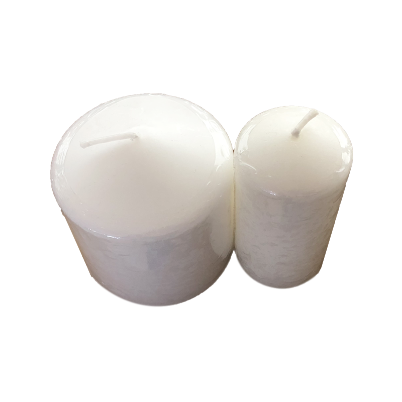 factory price unscented giant white pillar candles long burning for sale