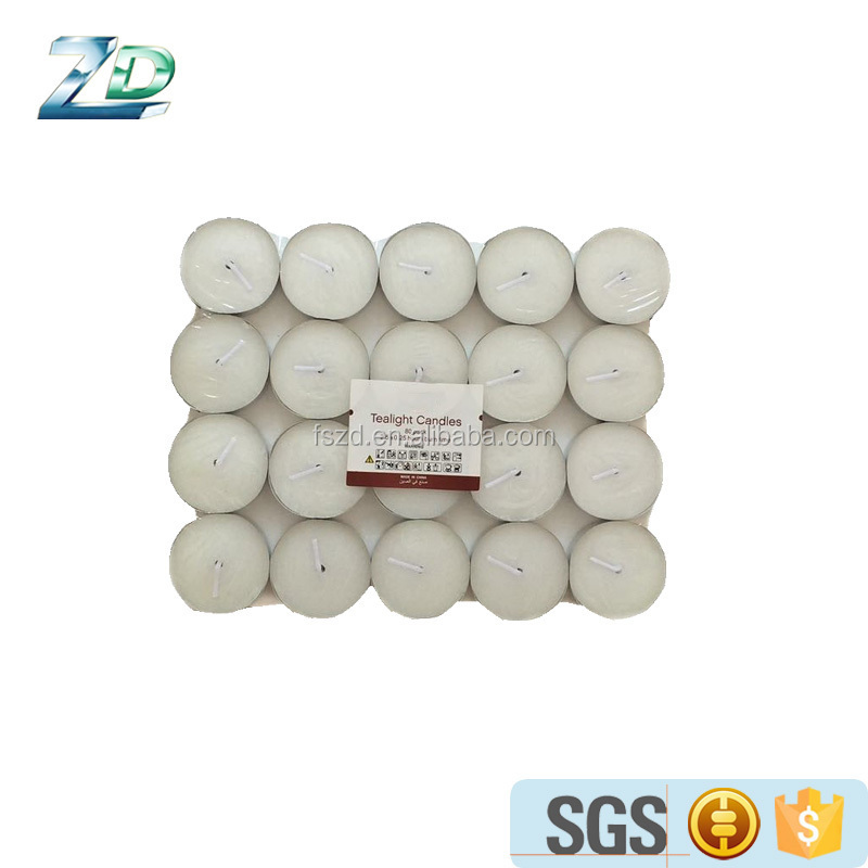 Wholesale market scented cheap white candle tealight