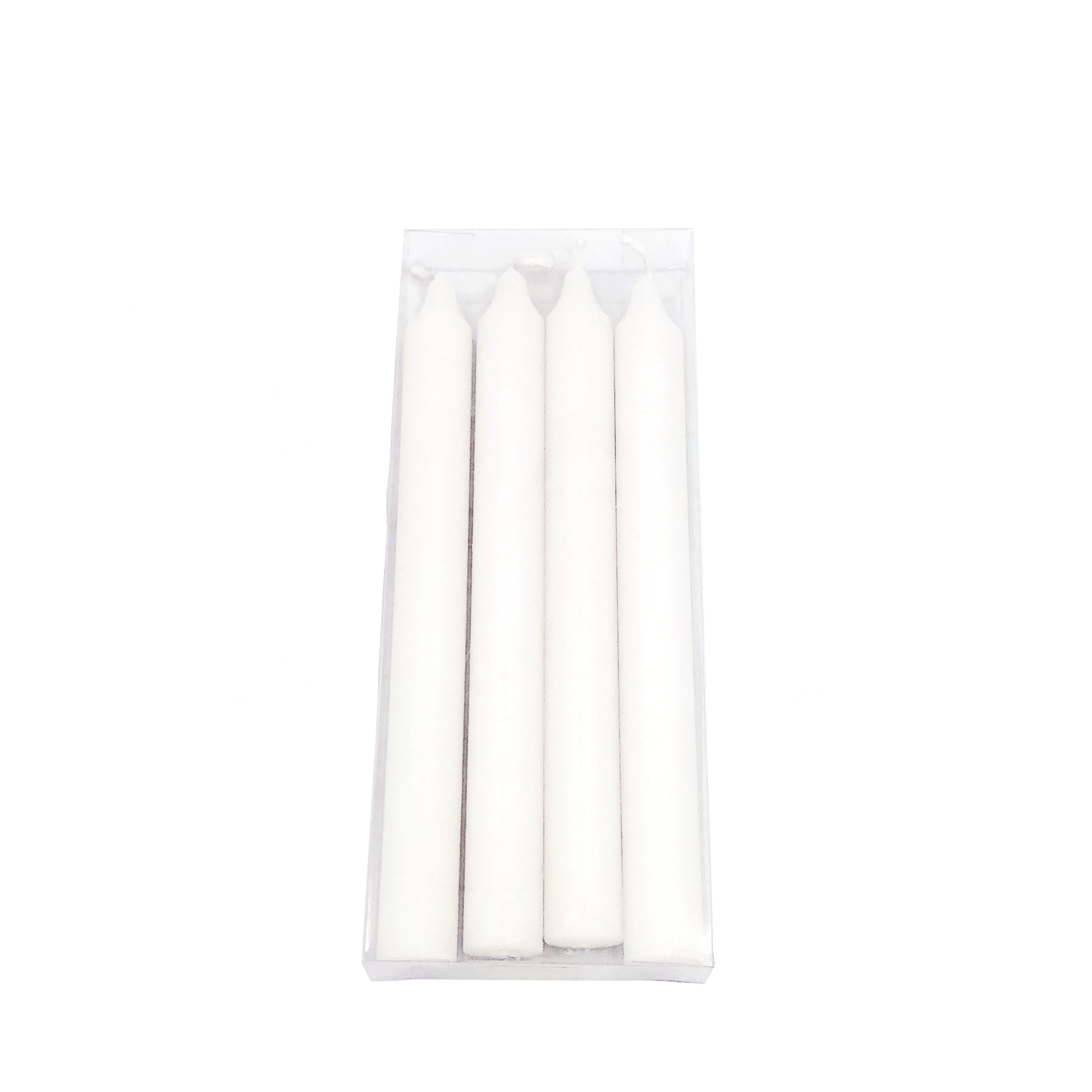 Long burning time white  large round candle