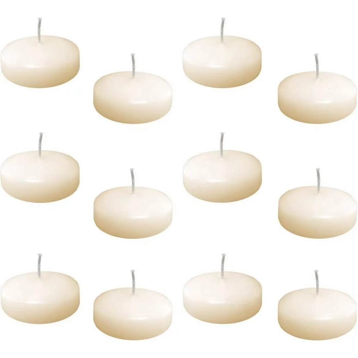 gold floating candles drippless tealight wedding party water candles